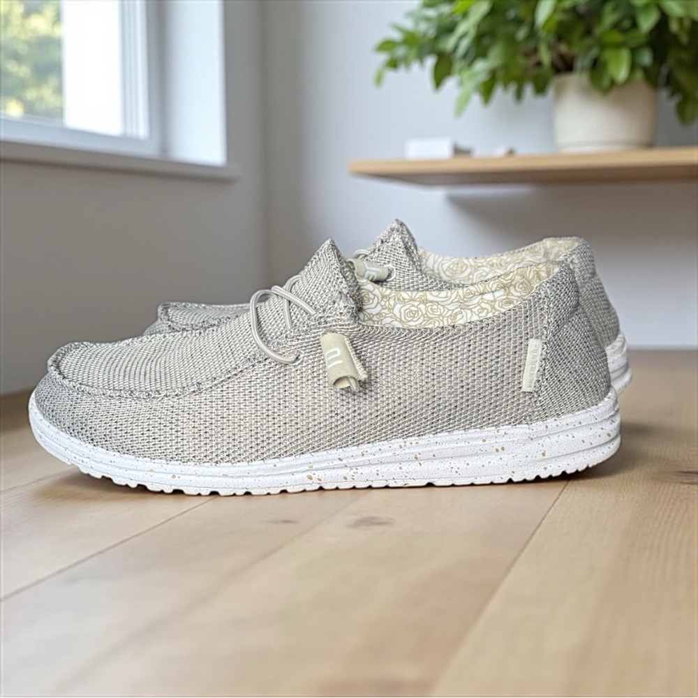 Hey Dude Women's Gray Casual Sneakers